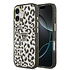 Guess iPhone 17 Back-Cover hul - Magsafe - Leopard Glitter Edition - Schwarz