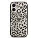 Guess Guess iPhone 17 Back-Cover hul - Magsafe - Leopard Glitter Edition - Schwarz