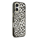 Guess Guess iPhone 17 Back-Cover hul - Magsafe - Leopard Glitter Edition - Schwarz