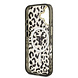 Guess Guess iPhone 17 Back cover case - Magsafe - Leopard Glitter Edition - Black