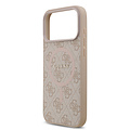Guess Guess iPhone 17 Pro Max Back-Cover hul - Magsafe PU Leather - 4G Classic Logo - Rosa