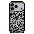 Guess Guess iPhone 17 Pro Max Back cover case - Magsafe - Leopard Glitter Edition - Black