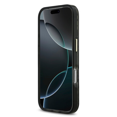 Guess Guess iPhone 17 Pro Max Back cover case - Magsafe - Leopard Glitter Edition - Black Guess Guess iPhone 17 Pro Max Back cover case - Magsafe - Leopard Glitter Edition - Black