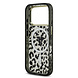 Guess Guess iPhone 17 Pro Max Back-Cover hul - Magsafe - Leopard Glitter Edition - Schwarz