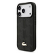Lacoste Lacoste iPhone 17 Pro Back-Cover hul - MagSafe - Monogramme Print With Gold Logo - Schwarz