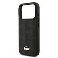 Lacoste Lacoste iPhone 17 Pro/iPhone 18 Pro Handyhülle MagSafe Monogramm-Print mit goldfarbenem Logo - Schwarz