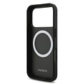 Lacoste Lacoste iPhone 17 Pro/iPhone 18 Pro Handyhülle MagSafe Monogramm-Print mit goldfarbenem Logo - Schwarz