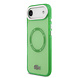 Lacoste Lacoste iPhone 17 Air Backcover hoesje - MagSafe - Transparent Case With Frosted Finish - Groen
