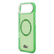 Lacoste Lacoste iPhone 17 Air Back-Cover hul - MagSafe - Transparent Case With Frosted Finish - Grün