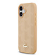 Lacoste Lacoste iPhone 17 Back cover coque - MagSafe - Monogramme Print With Gold Logo - Beige