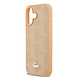 Lacoste Lacoste iPhone 17 Back-Cover hul - MagSafe - Monogramme Print With Gold Logo - Beige
