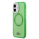 Lacoste Lacoste iPhone 17 Back-Cover hul - MagSafe - Transparent Case With Frosted Finish - Grün Lacoste Lacoste iPhone 17 Back-Cover hul - MagSafe - Transparent Case With Frosted Finish - Grün