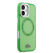 Lacoste Lacoste iPhone 17 Back cover case - MagSafe - Transparent Case With Frosted Finish - Green Lacoste Lacoste iPhone 17 Back cover case - MagSafe - Transparent Case With Frosted Finish - Green
