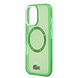 Lacoste Lacoste iPhone 17 Back-Cover hul - MagSafe - Transparent Case With Frosted Finish - Grün Lacoste Lacoste iPhone 17 Back-Cover hul - MagSafe - Transparent Case With Frosted Finish - Grün
