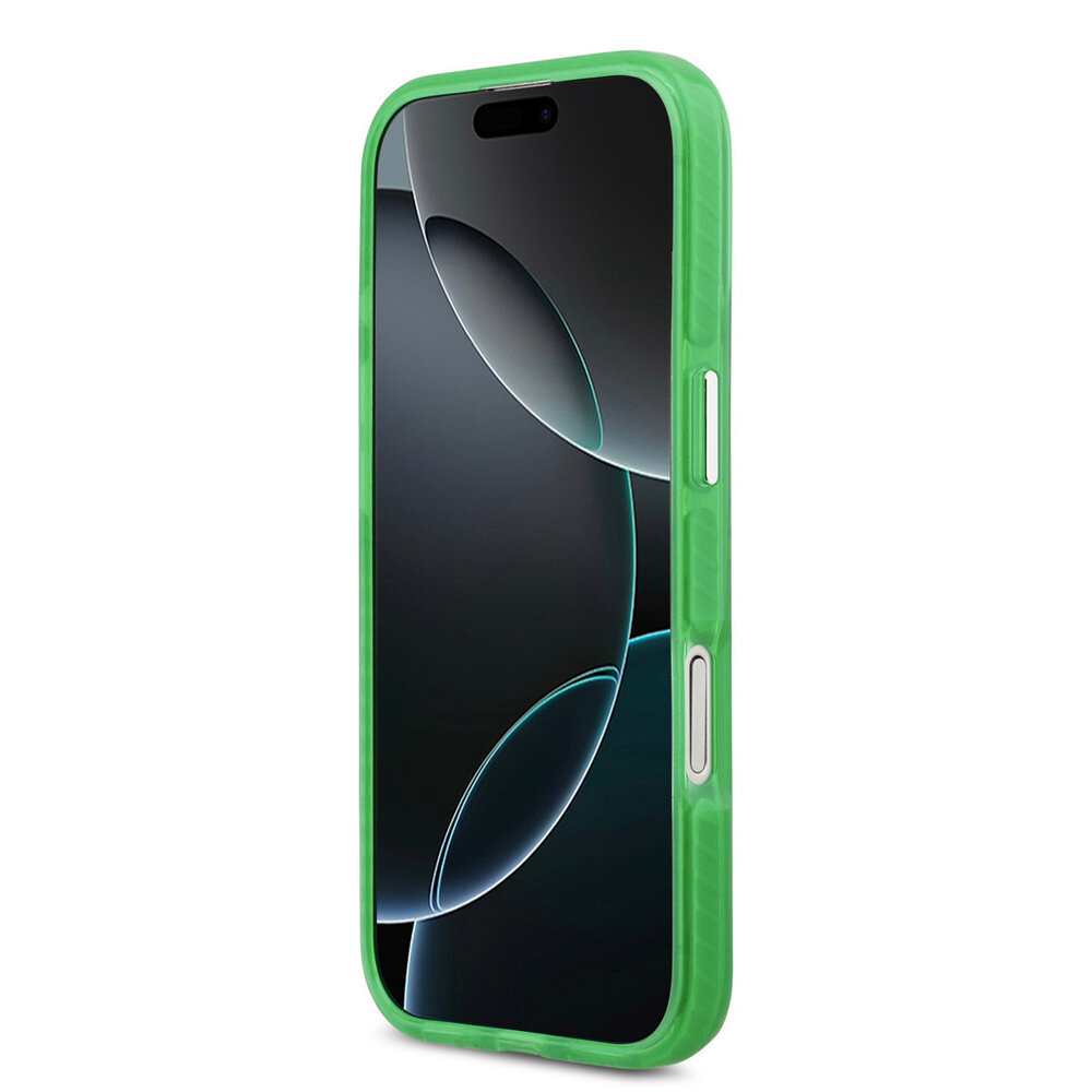 Lacoste Lacoste iPhone 17 Back cover case - MagSafe - Transparent Case With Frosted Finish - Green Lacoste Lacoste iPhone 17 Back cover case - MagSafe - Transparent Case With Frosted Finish - Green