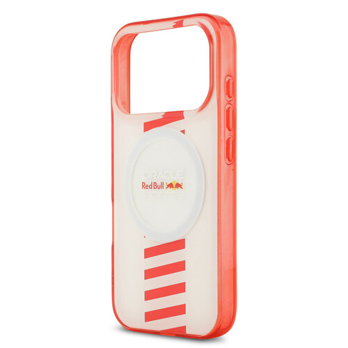 Red Bull Racing Red Bull Racing iPhone 17 Pro/iPhone 18 Pro Coque arrière MagSafe Double couche Powerbar - Blanc