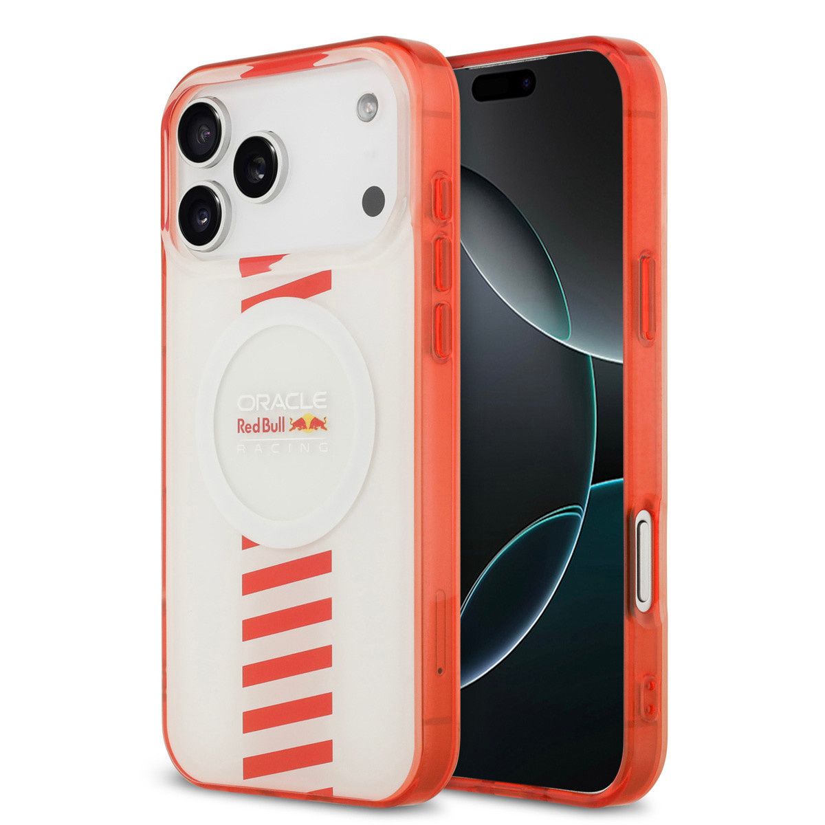 Red Bull Racing Red Bull Racing iPhone 17 Pro Max Backcover hoesje - Magsafe - Double Layer - Powerbar - Wit