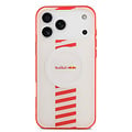 Red Bull Racing Red Bull Racing iPhone 17 Pro Max/iPhone 18 Pro Max Coque arrière MagSafe Double couche Powerbar - Blanc