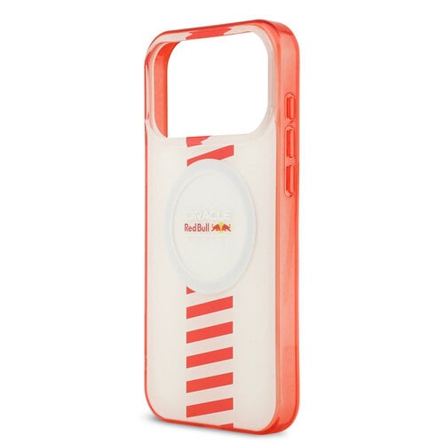 Red Bull Racing Red Bull Racing iPhone 17 Pro Max/iPhone 18 Pro Max Coque arrière MagSafe Double couche Powerbar - Blanc
