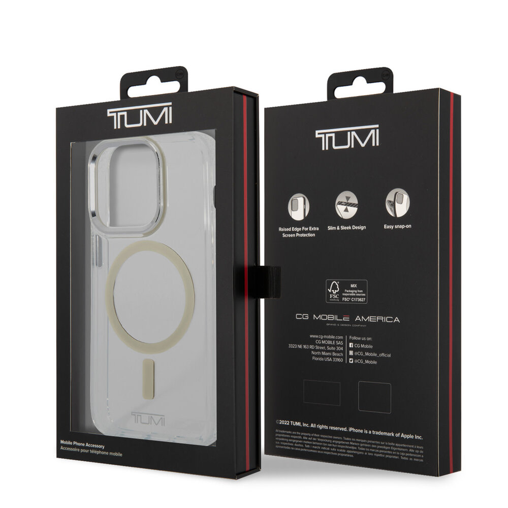 Tumi Tumi iPhone 14 Pro Back cover coque - Magsafe Clear Case - Transparent