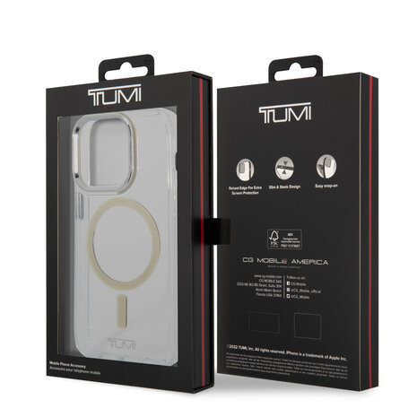 Tumi Tumi iPhone 14 Pro Backcover hoesje - Magsafe Clear Case - Transparant
