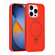 TUNIQ TUNIQ iPhone 15 Pro Back cover case - Magsafe With Ring Stand - Hanger - Classic Red