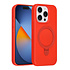 TUNIQ iPhone 15 Pro Back cover coque - Magsafe With Ring Stand - Hanger - Classic Red