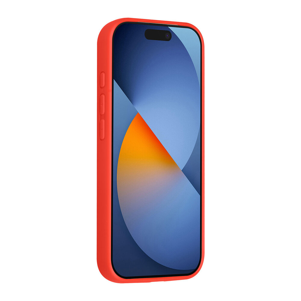 TUNIQ TUNIQ iPhone 15 Pro Back cover coque - Magsafe With Ring Stand - Hanger - Classic Red