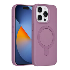 TUNIQ iPhone 15 Pro Back cover coque - Magsafe With Ring Stand - Hanger - Sunset Purple