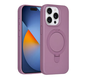 TUNIQ TUNIQ iPhone 15 Pro Back cover coque - Magsafe With Ring Stand - Hanger - Sunset Purple