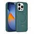 TUNIQ iPhone 15 Pro Back-Cover hul - Magsafe With Ring Stand - Hanger - Dunkelgrün