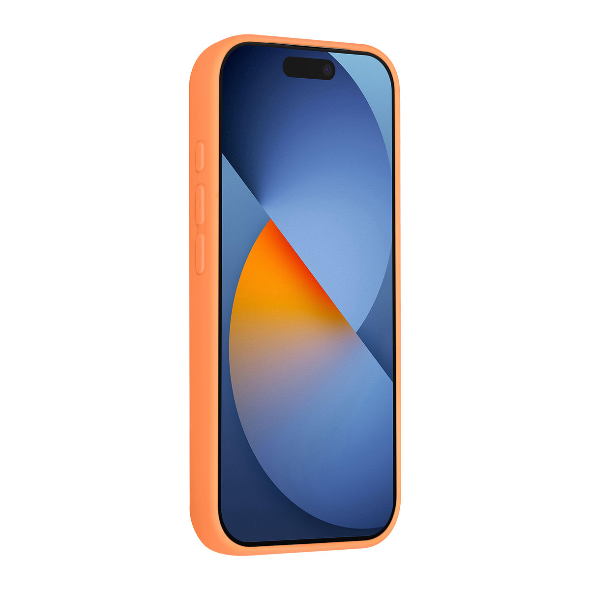 TUNIQ TUNIQ iPhone 15 Pro Backcover hoesje - Magsafe With Ring Stand - Hanger - Tangerine Orange, foto 2 van 3