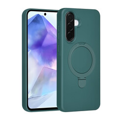 TUNIQ Galaxy A56 Back cover coque - Magsafe With Ring Stand - Hanger - Vert foncé