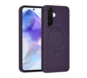 TUNIQ TUNIQ Galaxy A56 Backcover hoesje - Magsafe With Ring Stand - Hanger - Grape Purple
