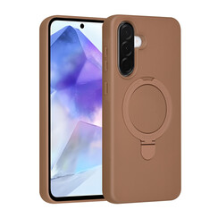 TUNIQ Galaxy A56 Backcover hoesje - Magsafe With Ring Stand - Hanger - Desert Brown