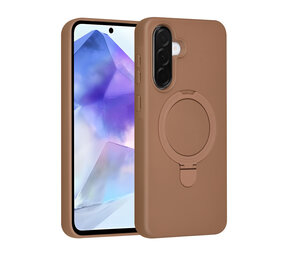 TUNIQ TUNIQ Galaxy A56 Back cover coque - Magsafe With Ring Stand - Hanger - Desert Brown