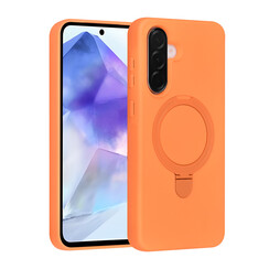 TUNIQ Galaxy A56 Backcover hoesje - Magsafe With Ring Stand - Hanger - Tangerine Orange