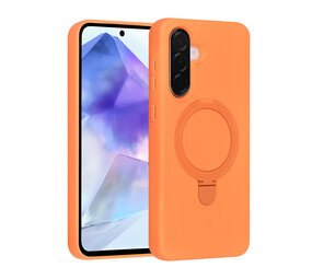 TUNIQ TUNIQ Galaxy A56 Back-Cover hul - Magsafe With Ring Stand - Hanger - Tangerine Orange