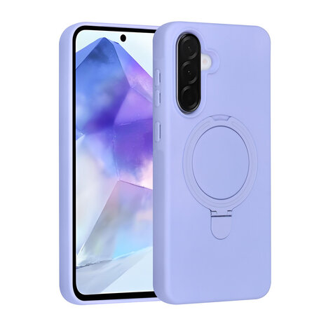 TUNIQ TUNIQ Galaxy A56 Backcover hoesje - Magsafe With Ring Stand - Hanger - Lila