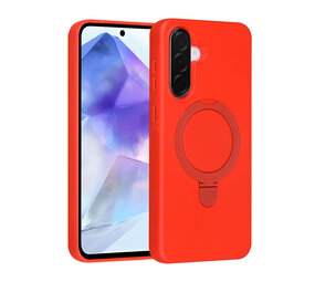 TUNIQ TUNIQ Galaxy A56 Back-Cover hul - Magsafe With Ring Stand - Hanger - Classic Red