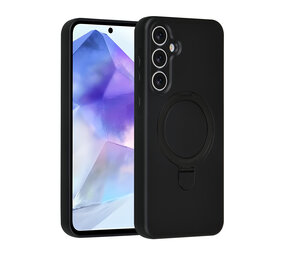 TUNIQ TUNIQ Galaxy A55 Back cover case - Magsafe With Ring Stand - Hanger - Black