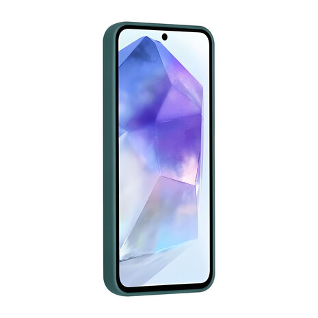 TUNIQ TUNIQ Galaxy A55 Back cover coque - Magsafe With Ring Stand - Hanger - Vert foncé