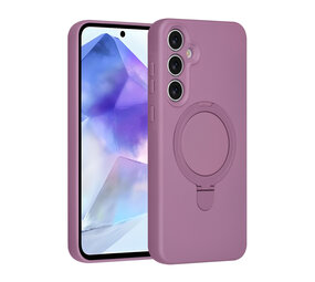 TUNIQ TUNIQ Galaxy A55 Back cover case - Magsafe With Ring Stand - Hanger - Sunset Purple