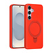 TUNIQ TUNIQ Galaxy S25 Back cover case - Magsafe With Ring Stand - Hanger - Classic Red TUNIQ TUNIQ Galaxy S25 Back cover case - Magsafe With Ring Stand - Hanger - Classic Red
