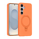 TUNIQ TUNIQ Galaxy S25 Back cover case - Magsafe With Ring Stand - Hanger - Tangerine Orange