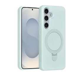 TUNIQ TUNIQ Galaxy S25 Backcover hoesje - Magsafe With Ring Stand - Hanger - Mint Green