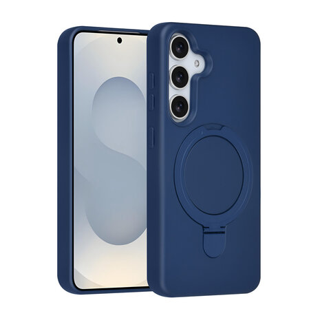 TUNIQ TUNIQ Galaxy S25 Back cover case - Magsafe With Ring Stand - Hanger - Navy Blue