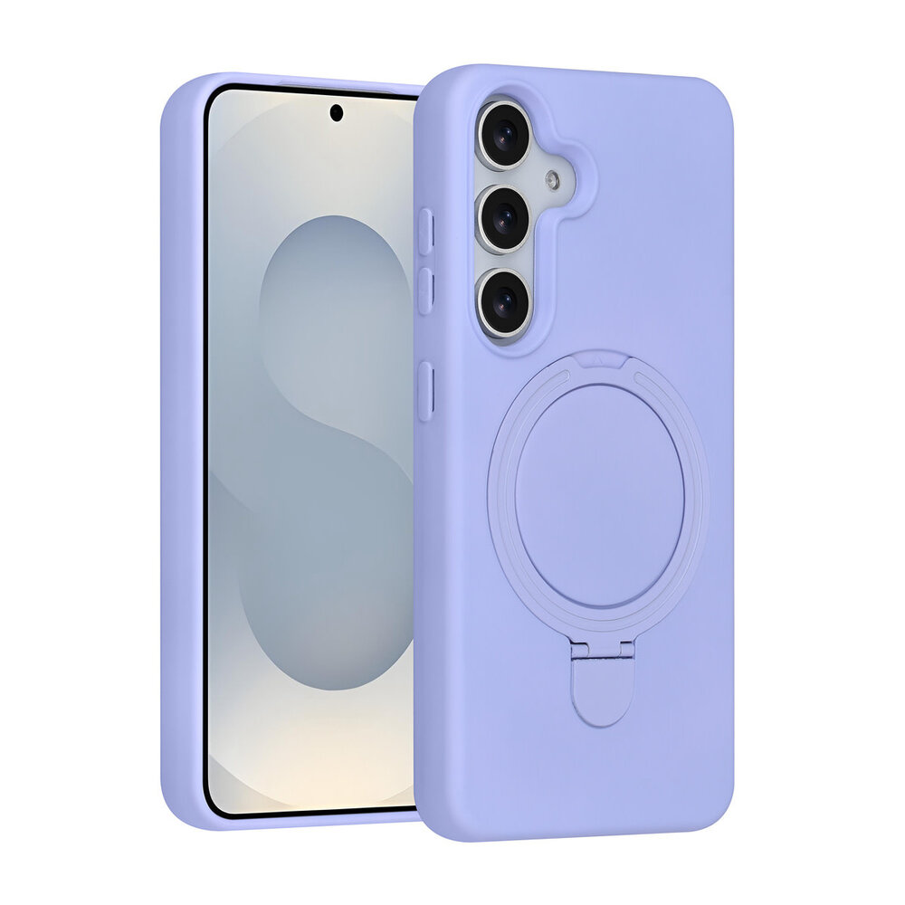 TUNIQ TUNIQ Galaxy S25 Back cover coque - Magsafe With Ring Stand - Hanger - Lilas