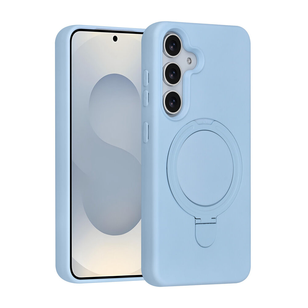 TUNIQ TUNIQ Galaxy S25 Back cover case - Magsafe With Ring Stand - Hanger - Baby Blue
