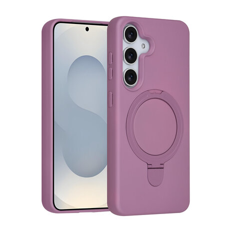 TUNIQ TUNIQ Galaxy S25 Back cover coque - Magsafe With Ring Stand - Hanger - Sunset Purple TUNIQ TUNIQ Galaxy S25 Back cover coque - Magsafe With Ring Stand - Hanger - Sunset Purple